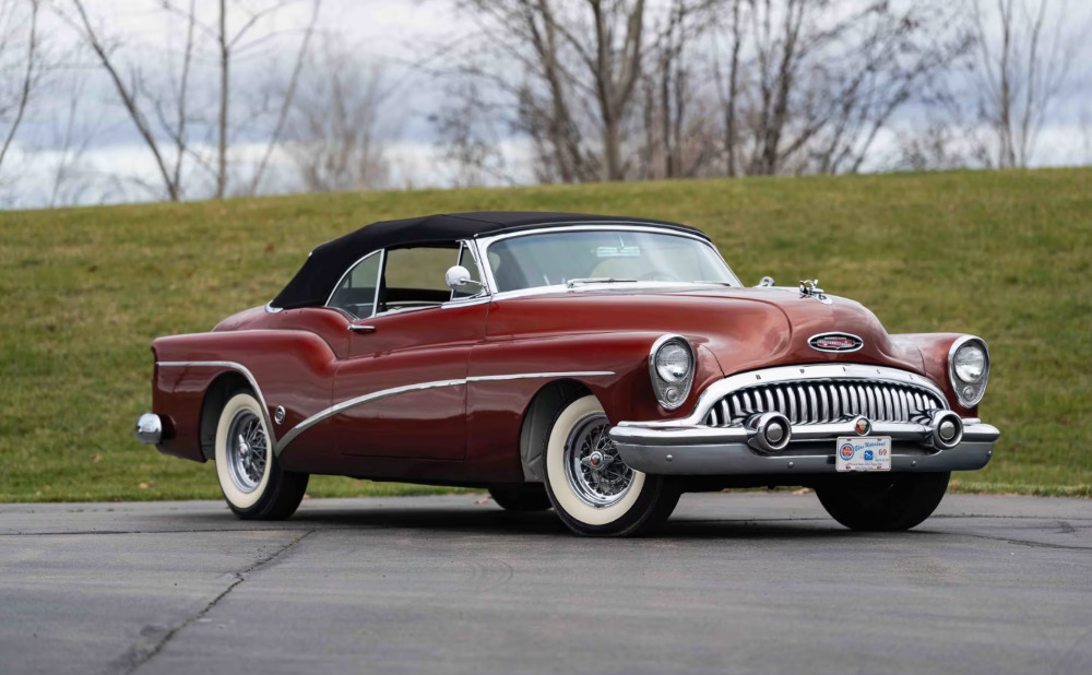 1953-1955 BUICK V-8 Peel & Stick Valve Cover Decal . VC-29